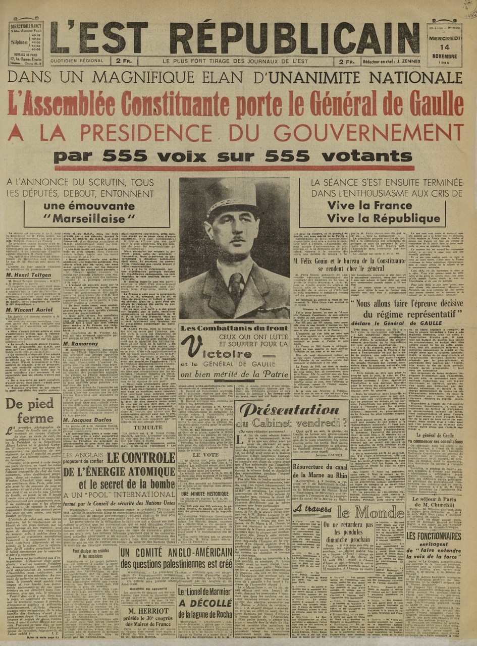 Contenu du La presse régionale depuis 1945