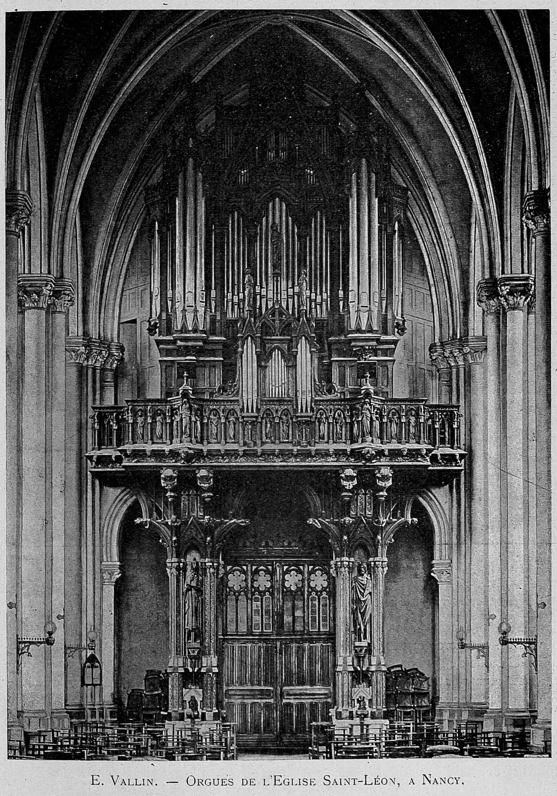 Contenu du Orgues de l'église Saint-Léon, à Nancy