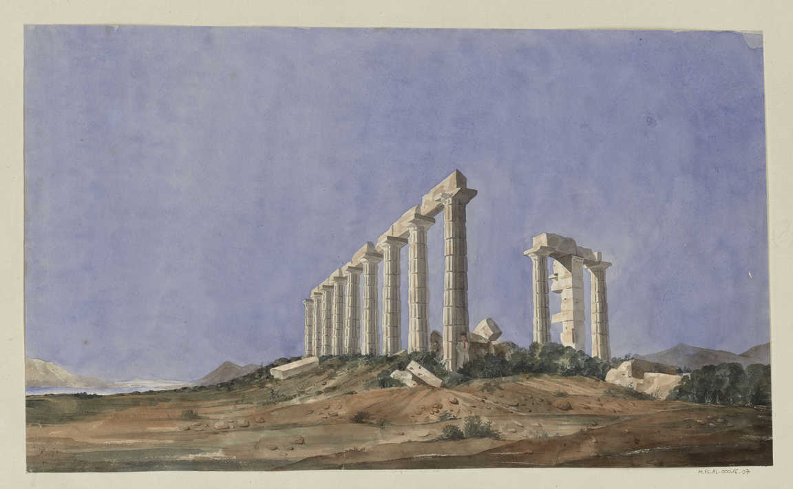 Contenu du Temple d'Egine, juin 1838