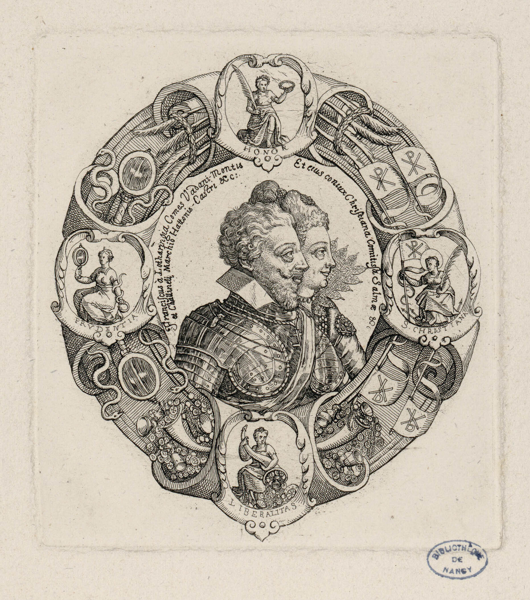 Contenu du Portraits de duc et de duchesse de Lorraine