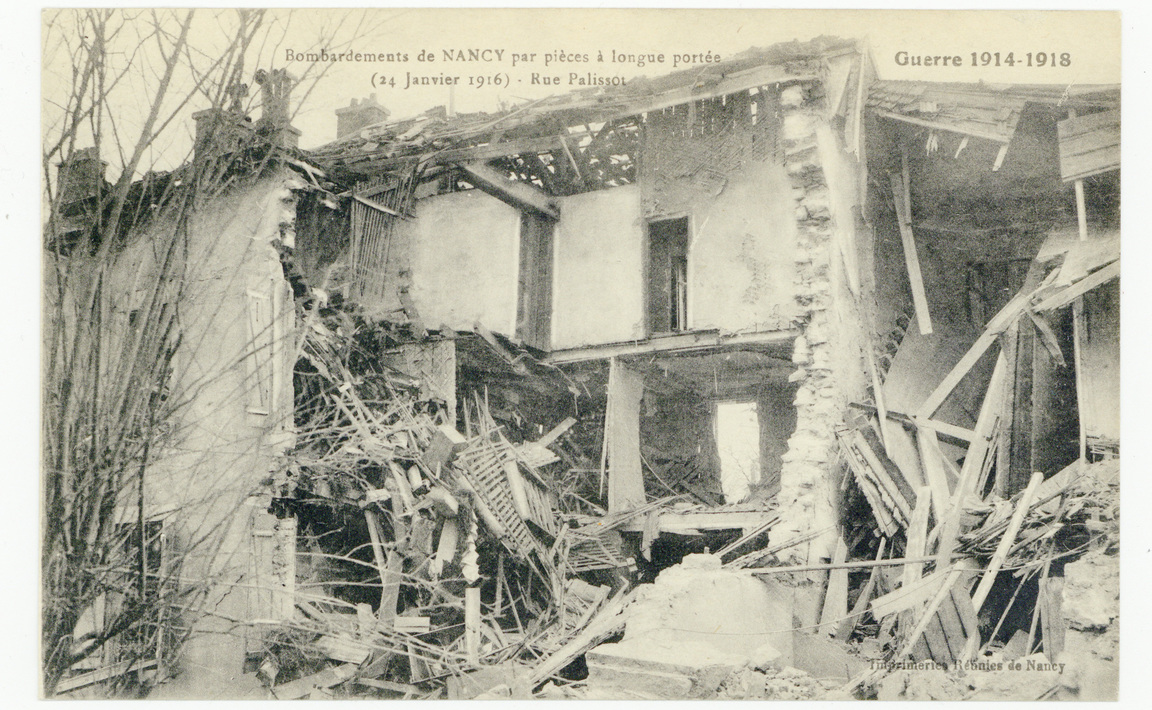 Contenu du Bombardements de Nancy du 24 Janvier 1916.