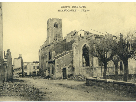 Contenu du Les églises endommagées pendant la Première Guerre mondiale