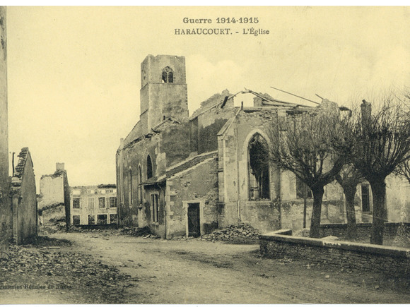 Contenu du Les églises endommagées pendant la Première Guerre mondiale