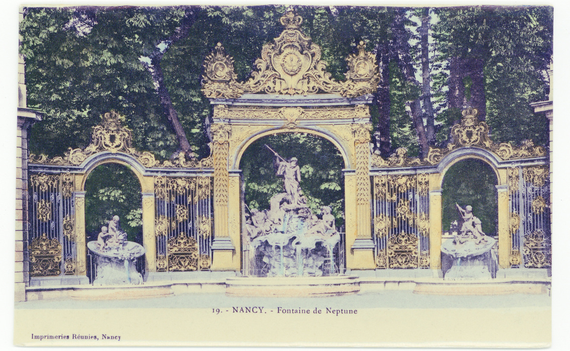 Contenu du La Fontaine de Neptune à Nancy