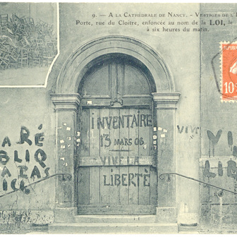 Contenu du L’inventaire des biens des églises à Nancy en 1906