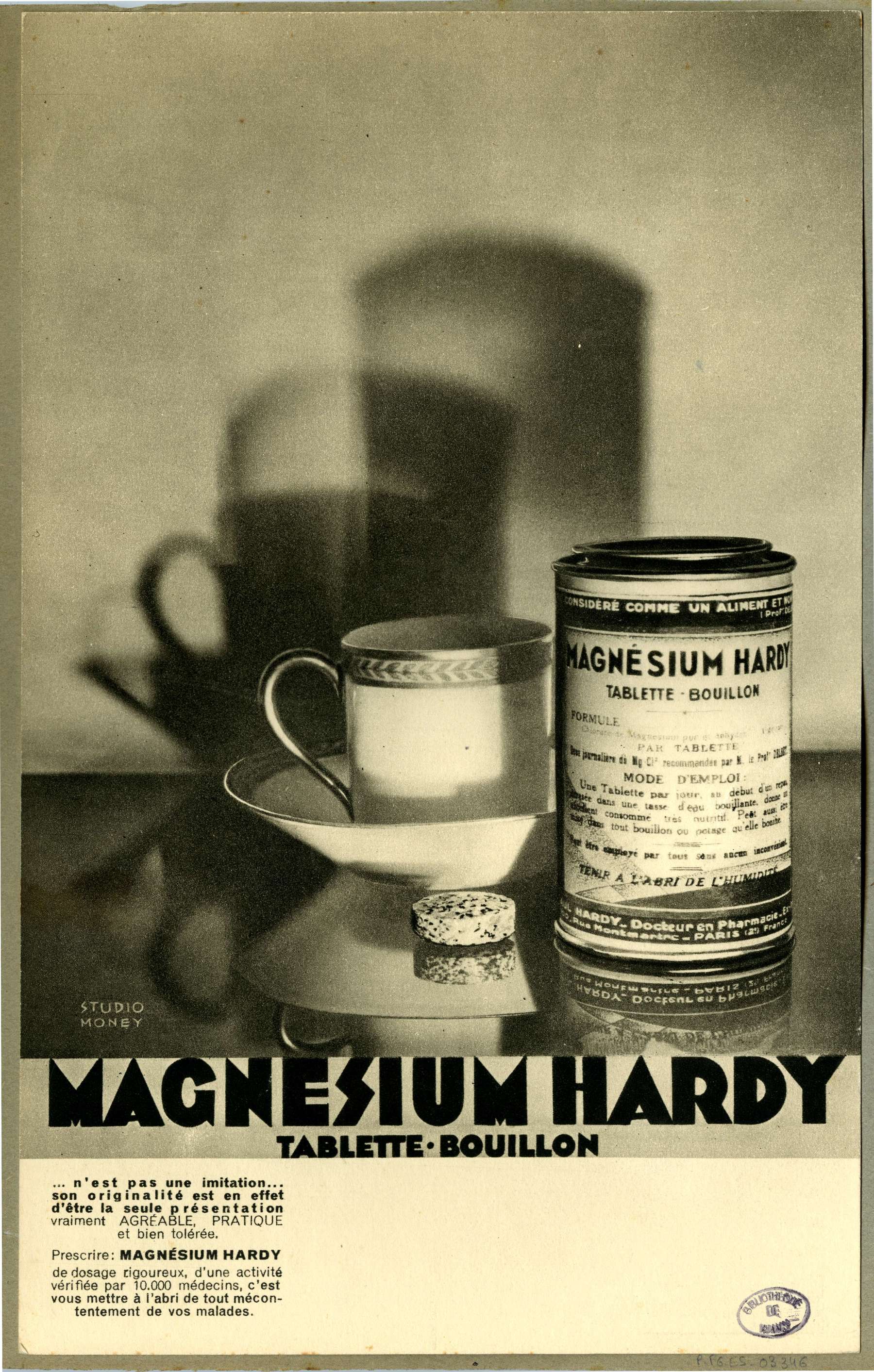 Contenu du Magnesium Hardy