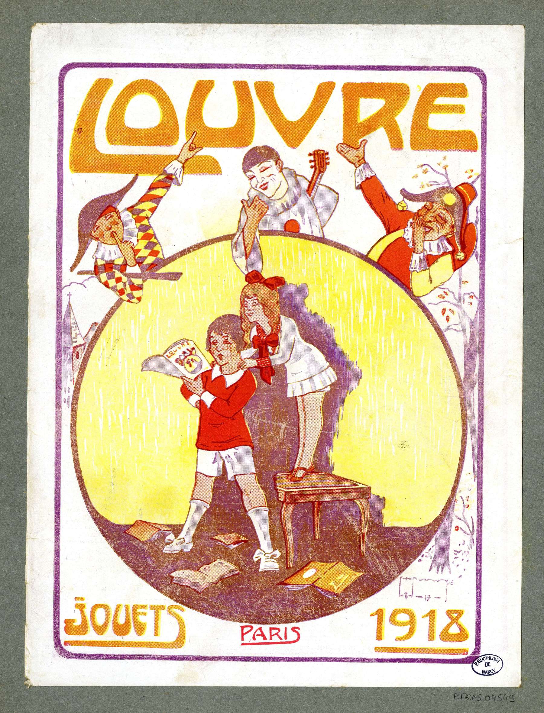 Contenu du "Louvre" Paris 1918