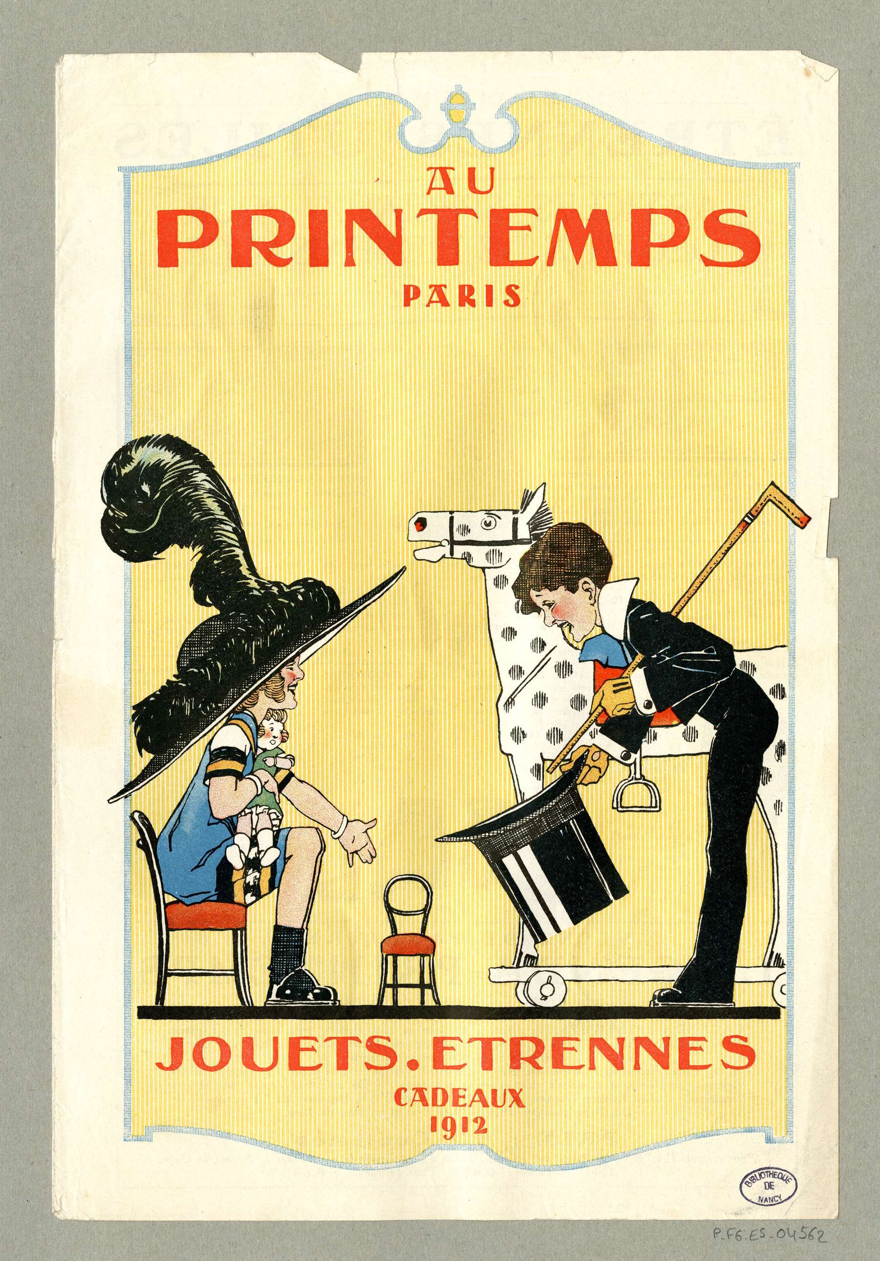 Contenu du "Au Printemps" Paris 1912