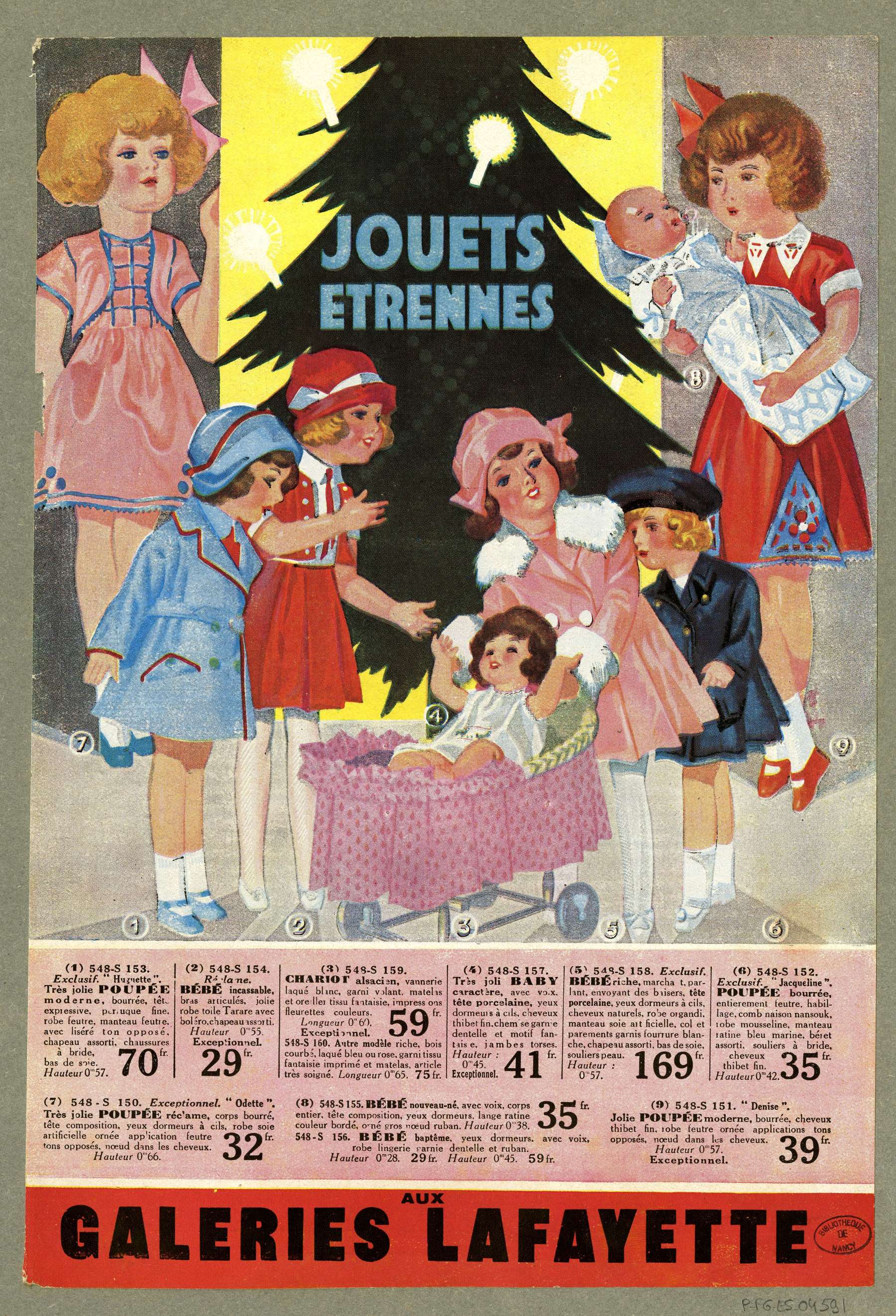 Contenu du Jouets "Aux Galeries Lafayette"