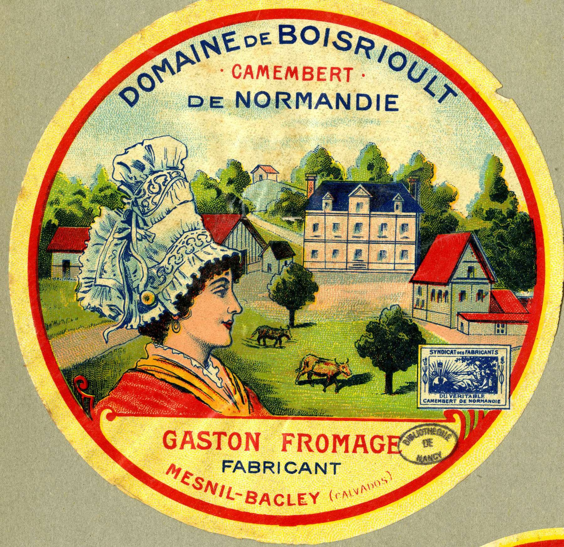Contenu du Camembert de Normandie