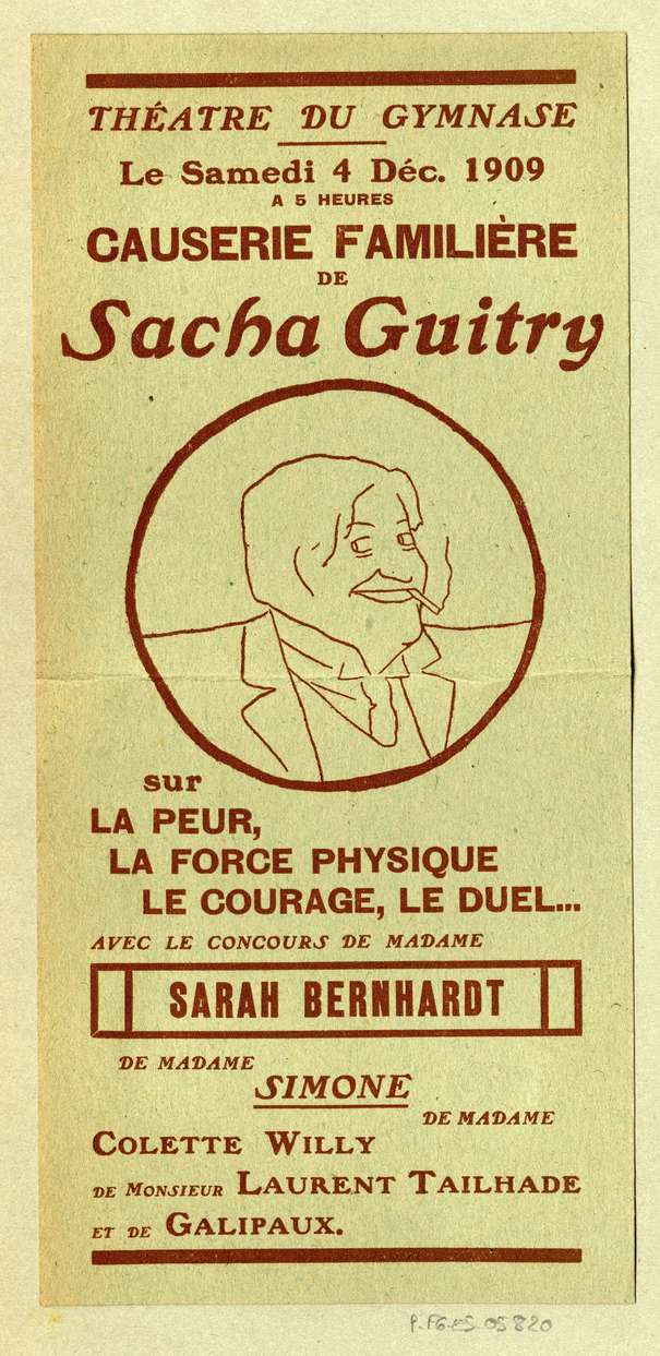 Contenu du Les publicités théâtrales de Georges Goury