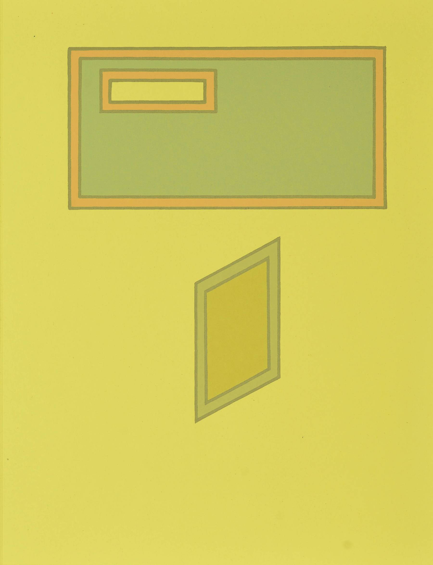 Contenu du Formes géométriques sur fond jaune