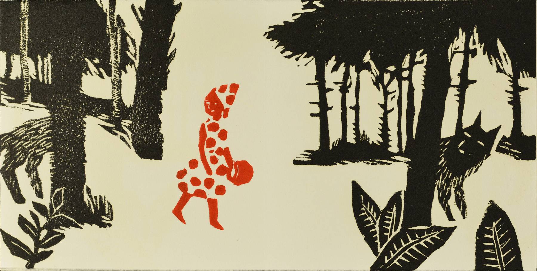Contenu du Livre d'artiste - Le Petit Chaperon rouge rencontre compère le loup Contenu du Livre d'artiste - Le Petit Chaperon rouge rencontre compère le loup