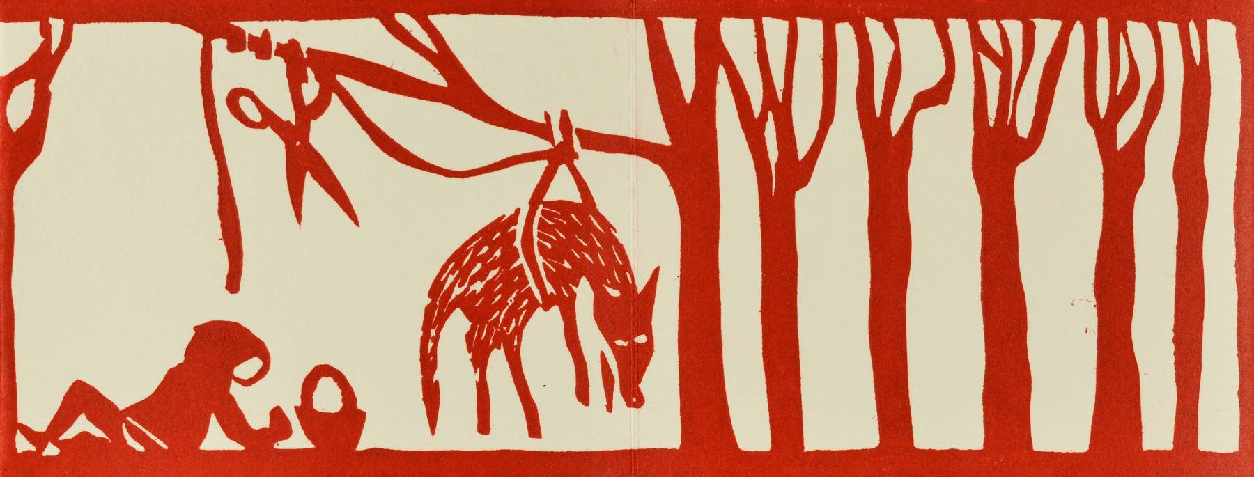 Contenu du Livre d'artiste - Le loup prisonnier Contenu du Livre d'artiste - Le loup prisonnier