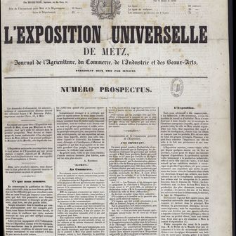 L’Exposition universelle de Metz