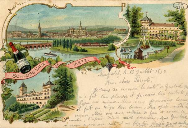Contenu du Cartes postales fantaisies de Metz