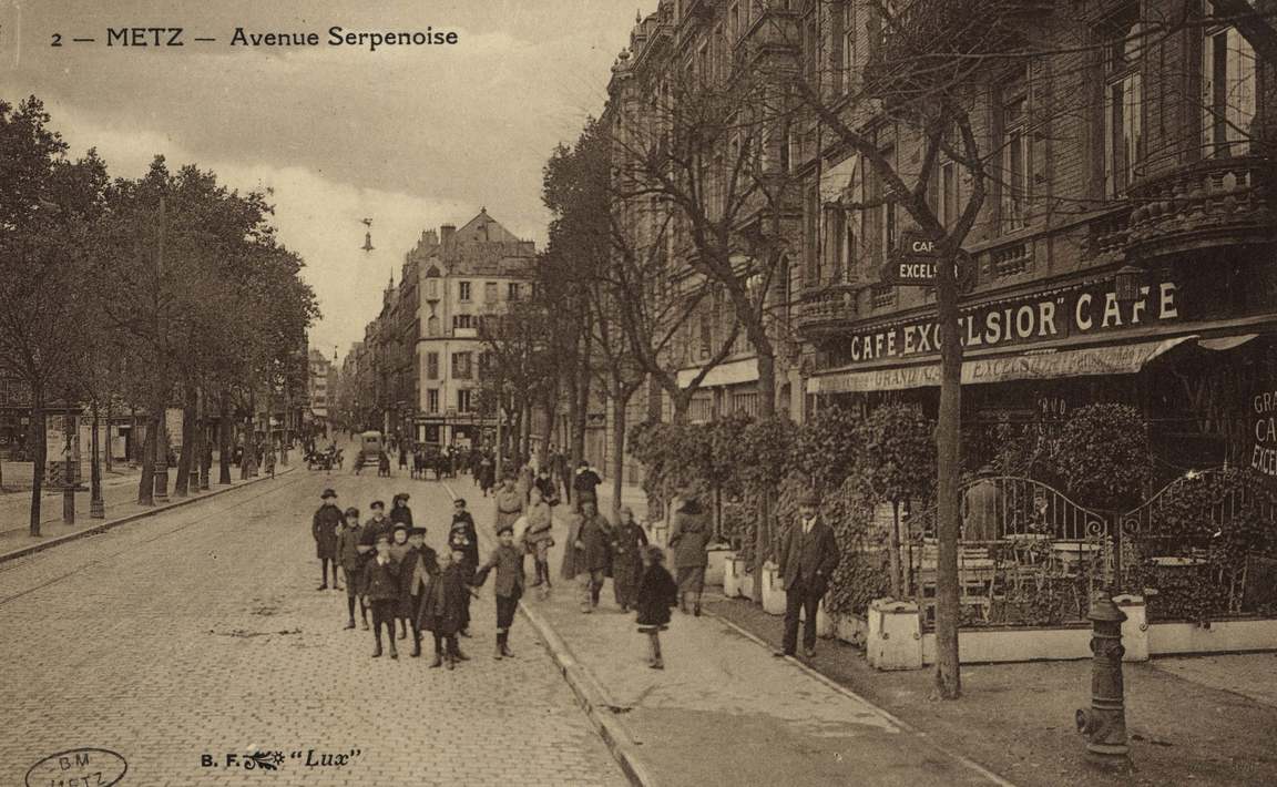 Contenu du Metz. Avenue Serpenoise