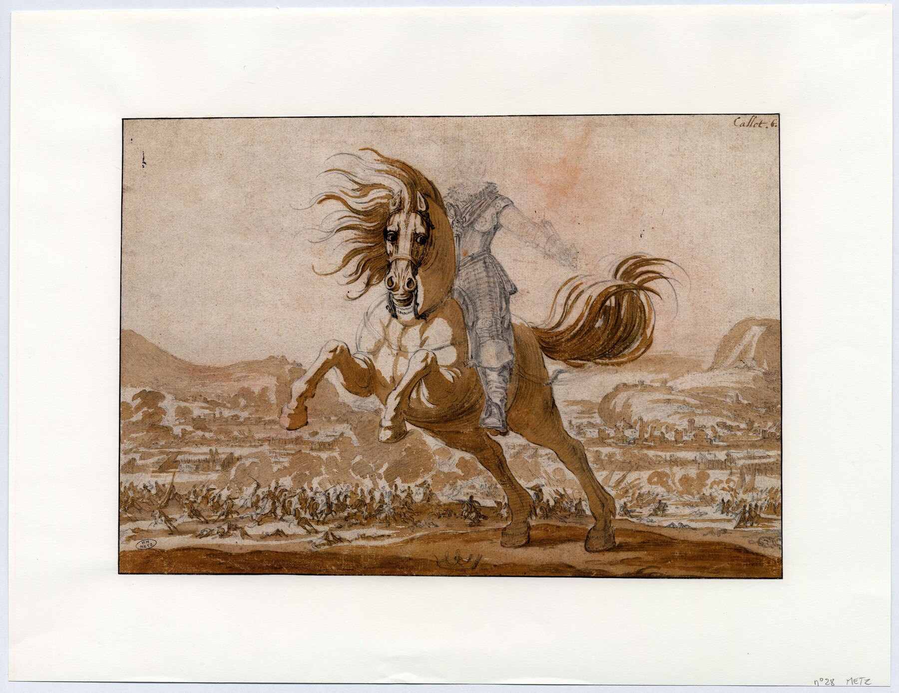 Contenu du Dessin préparatoire pour le portrait du prince de Phalsbourg Contenu du Dessin préparatoire pour le portrait du prince de Phalsbourg