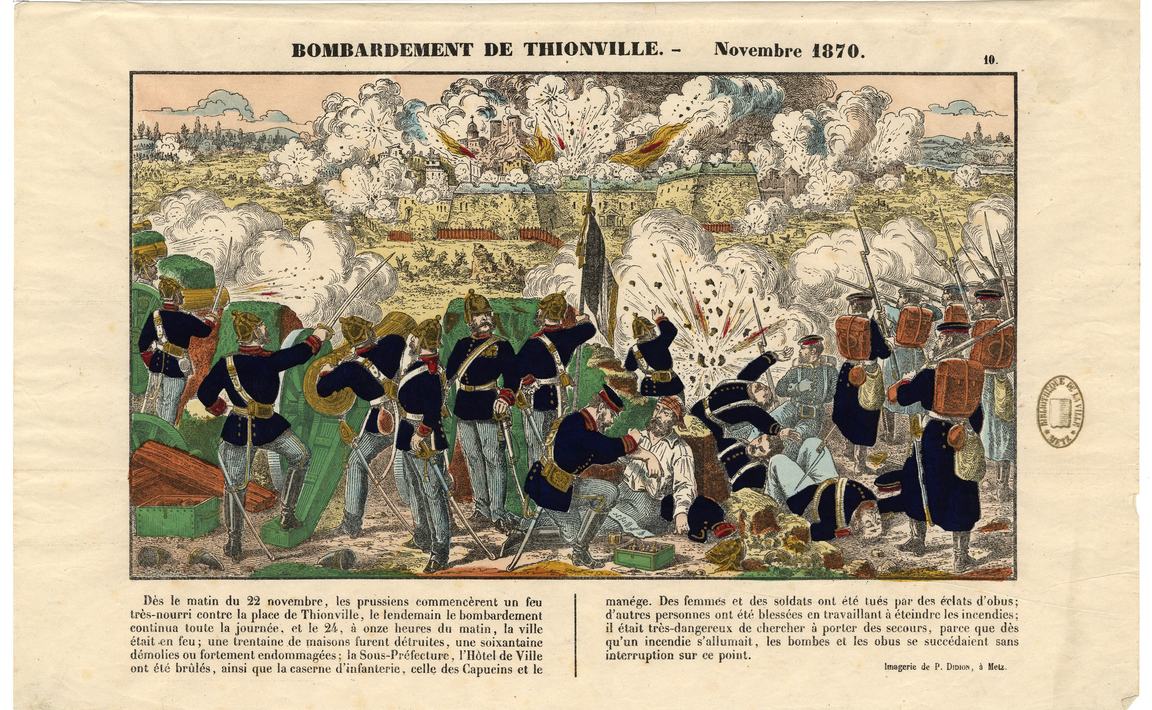 Contenu du Bombardement de Thionville : novembre 1870