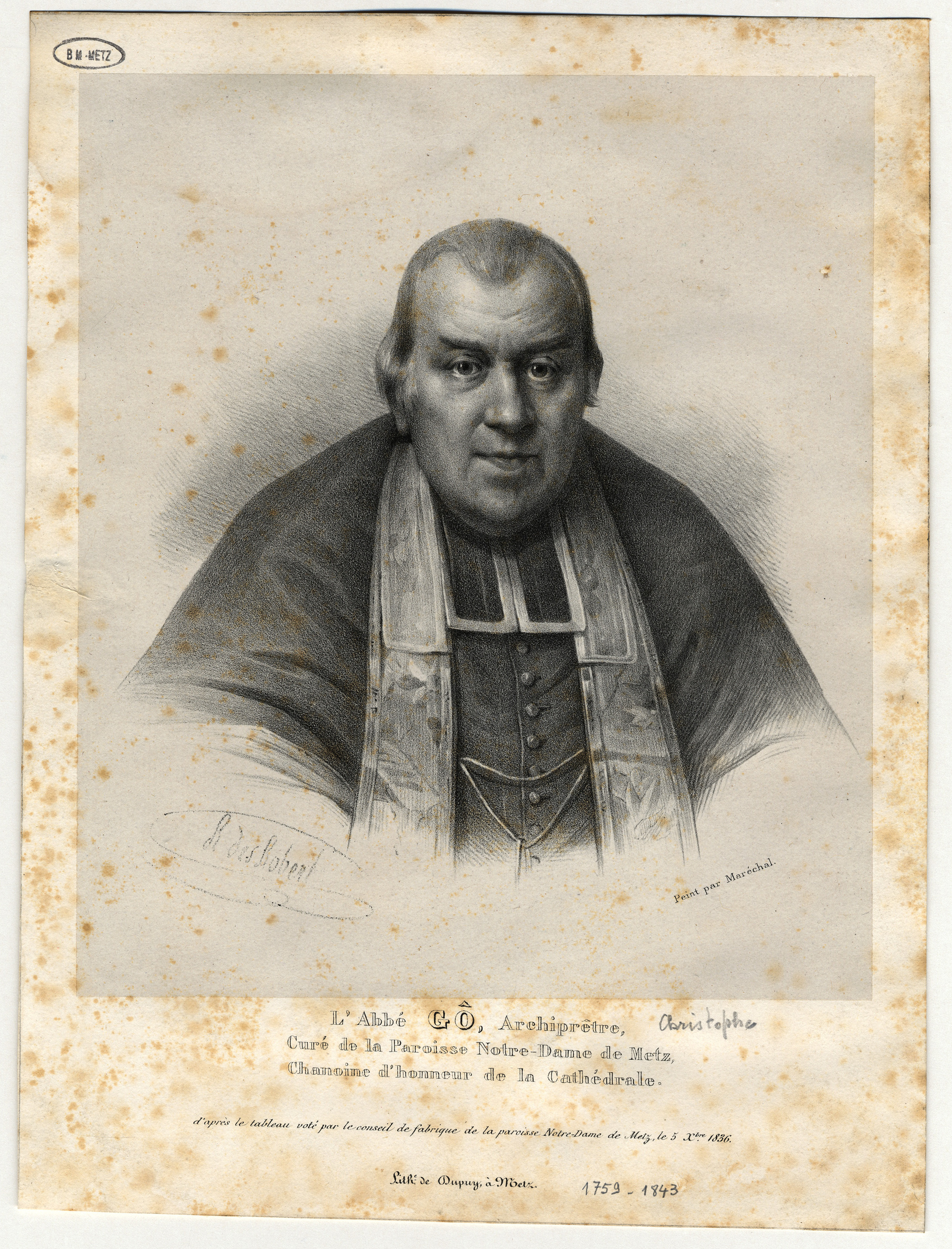 Contenu du Portrait d'archiprêtre