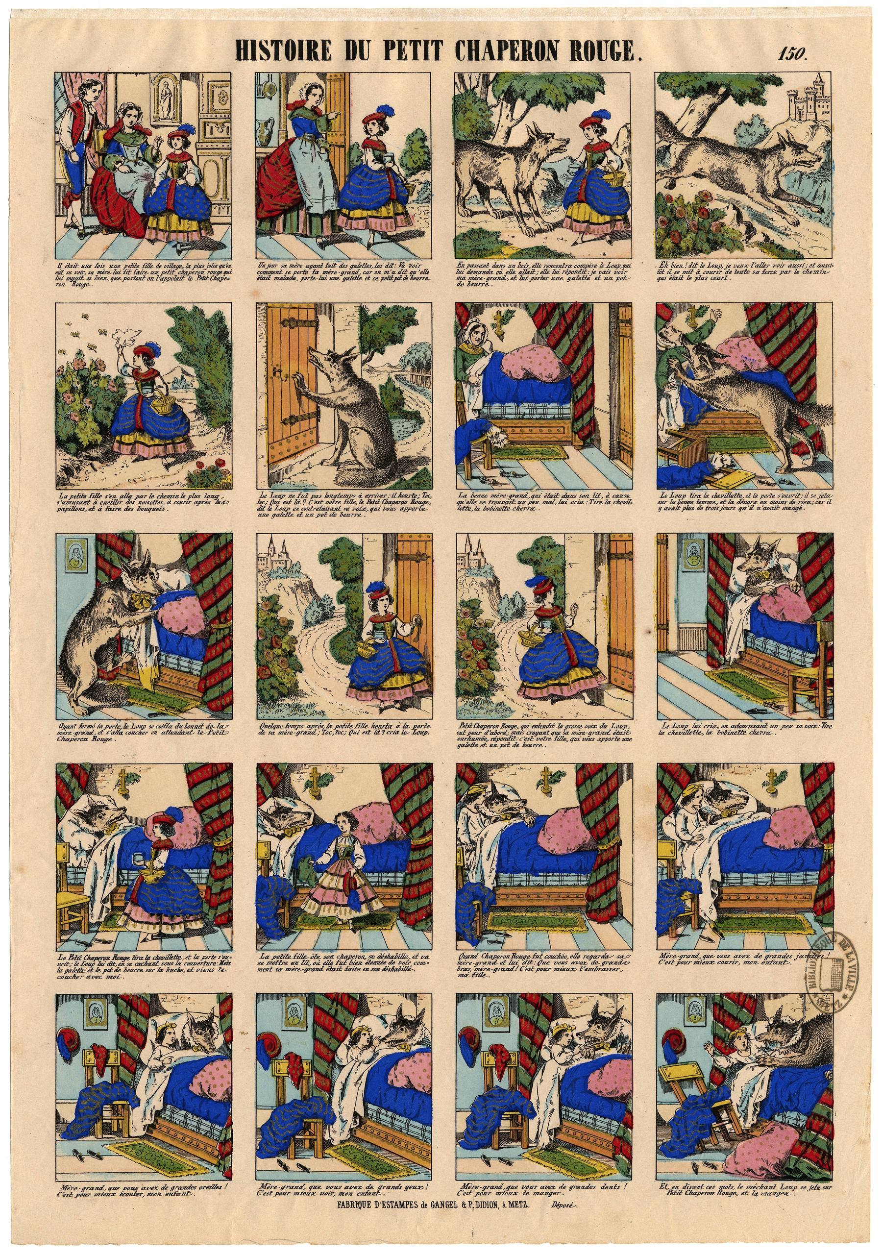 Contenu du Imagerie populaire - Un Petit Chaperon bleu ? Contenu du Imagerie populaire - Un Petit Chaperon bleu ?
