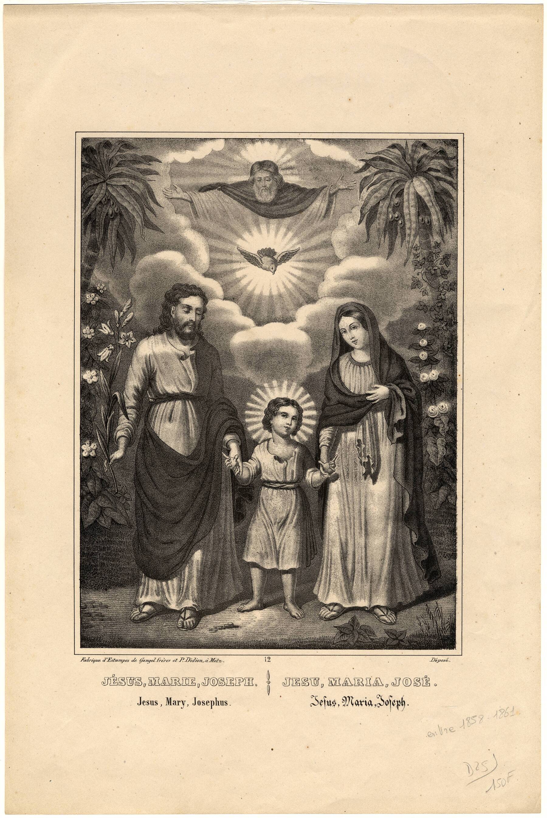 Contenu du Jésus Marie Joseph (image de Metz) Contenu du Jésus Marie Joseph (image de Metz)