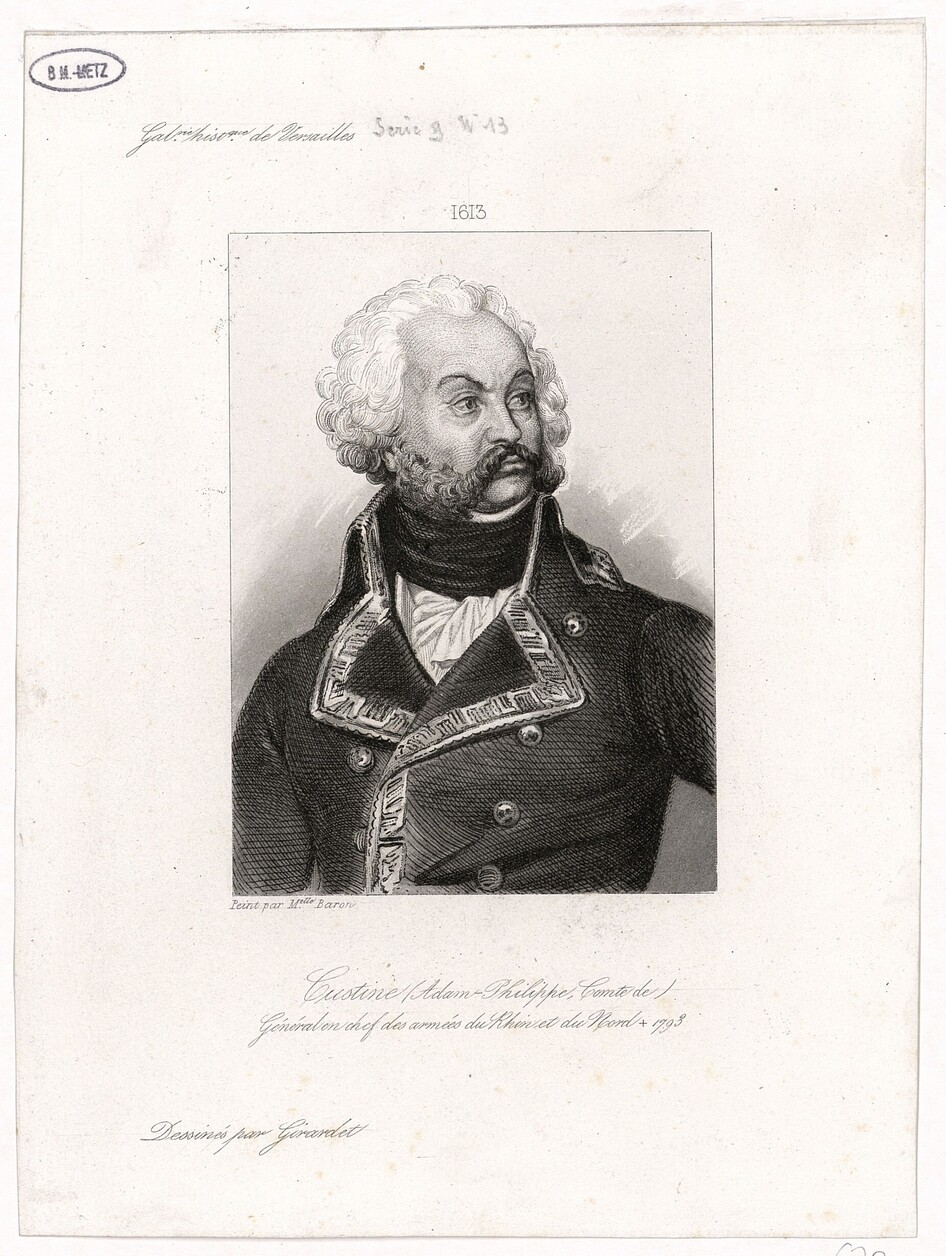 Contenu du Le général de Custine, un noble en guerre pour la Révolution