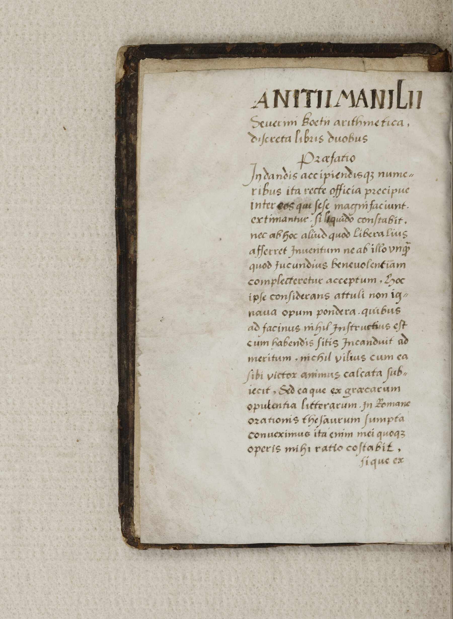 Contenu du Boetii de arithmetica libri II Contenu du Boetii de arithmetica libri II