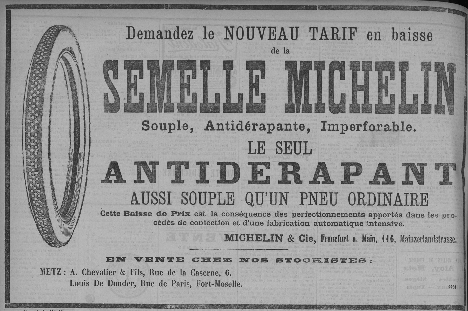Contenu du Semelle Michelin Contenu du Semelle Michelin