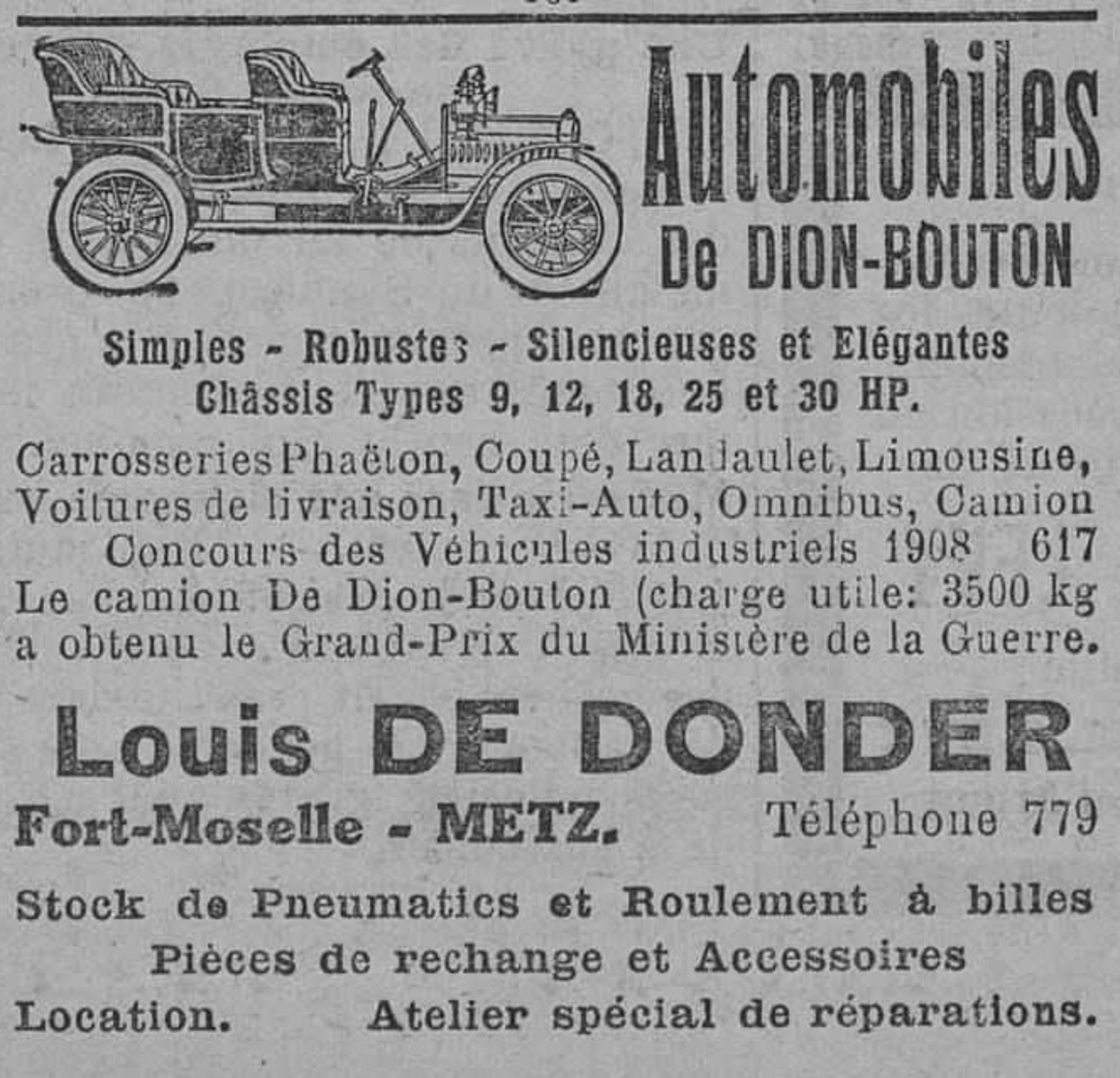 Contenu du Automobiles De Dion-Bouton Contenu du Automobiles De Dion-Bouton