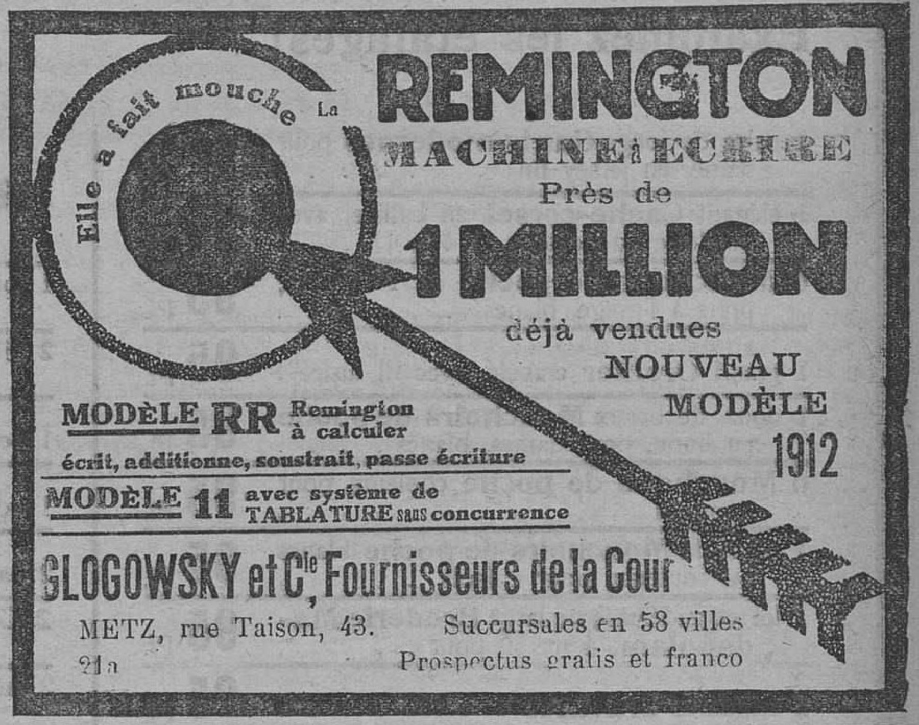 Contenu du La machine à écrire Remington Contenu du La machine à écrire Remington