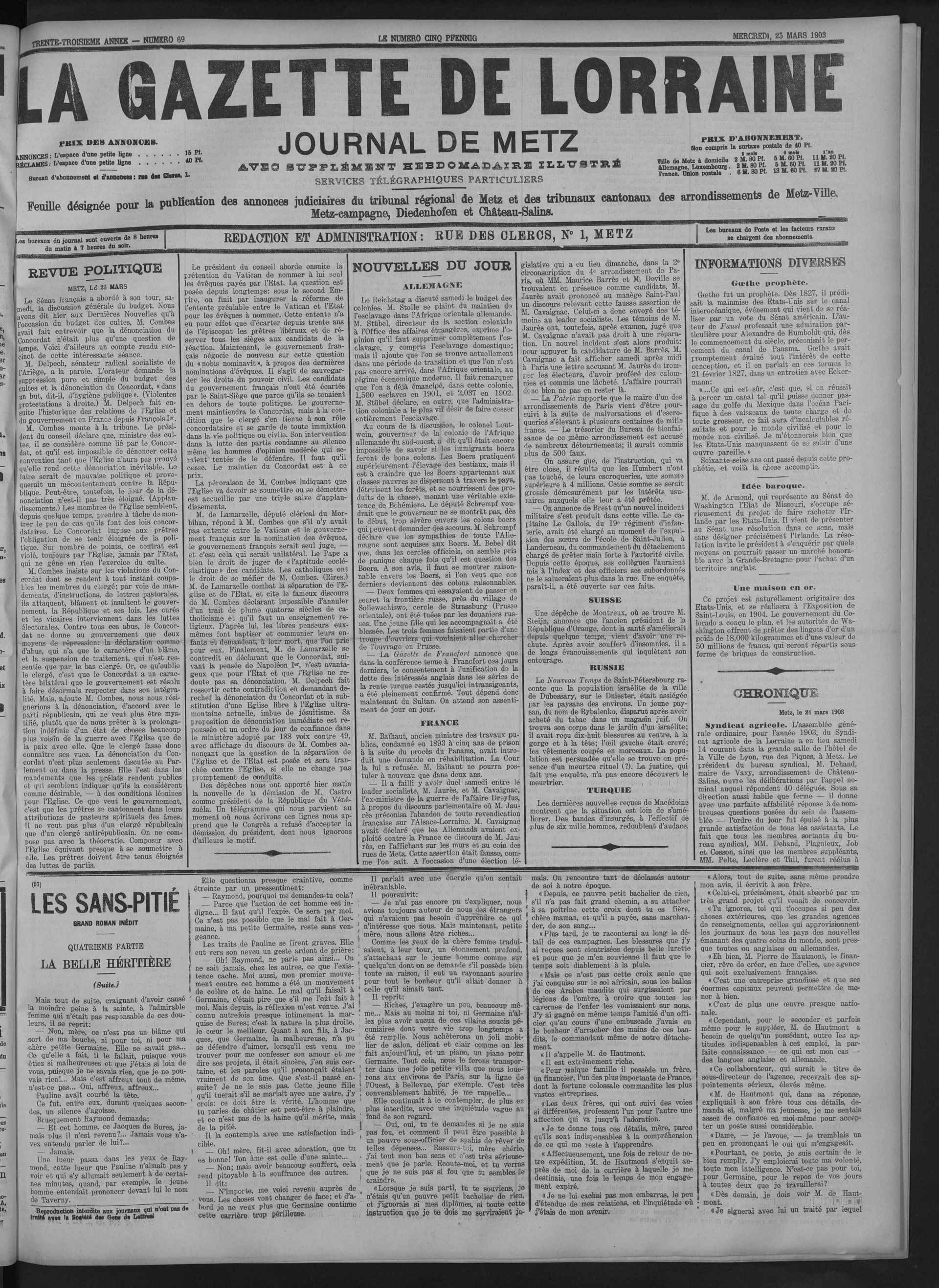 La Gazette de Lorraine