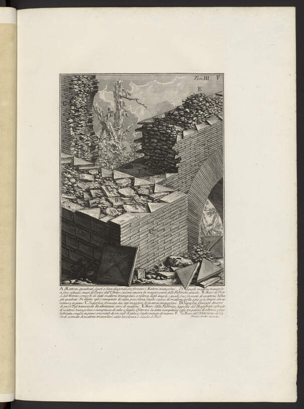 Contenu du Piranèse ou la mémoire des ruines