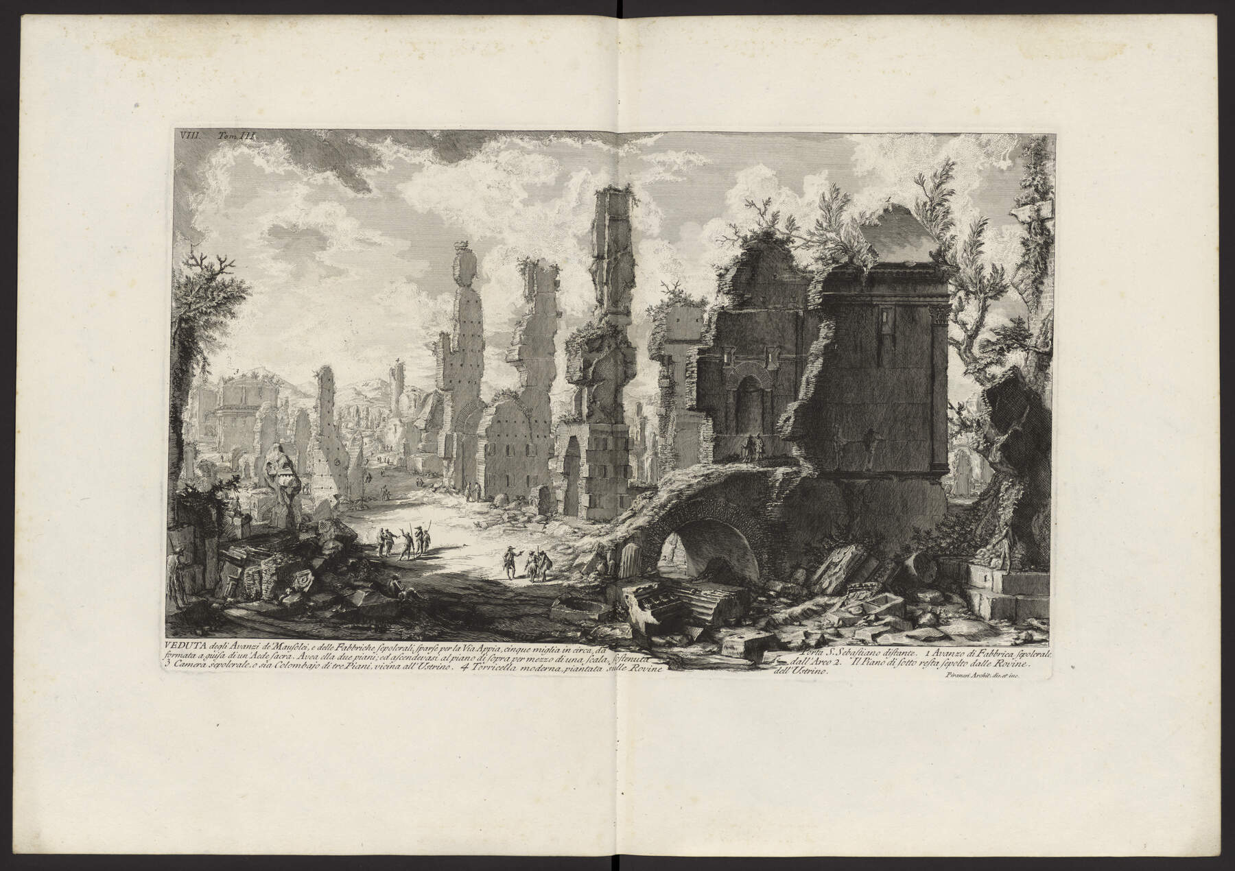 Contenu du Vestiges des tombeaux sur la via Appia Antica