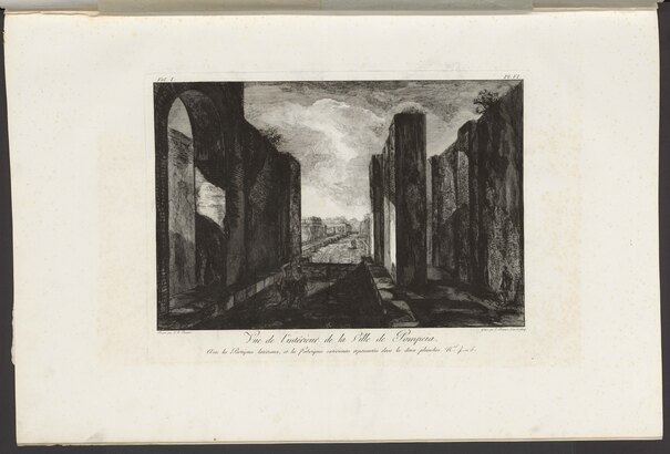Contenu du Piranèse ou la mémoire des ruines