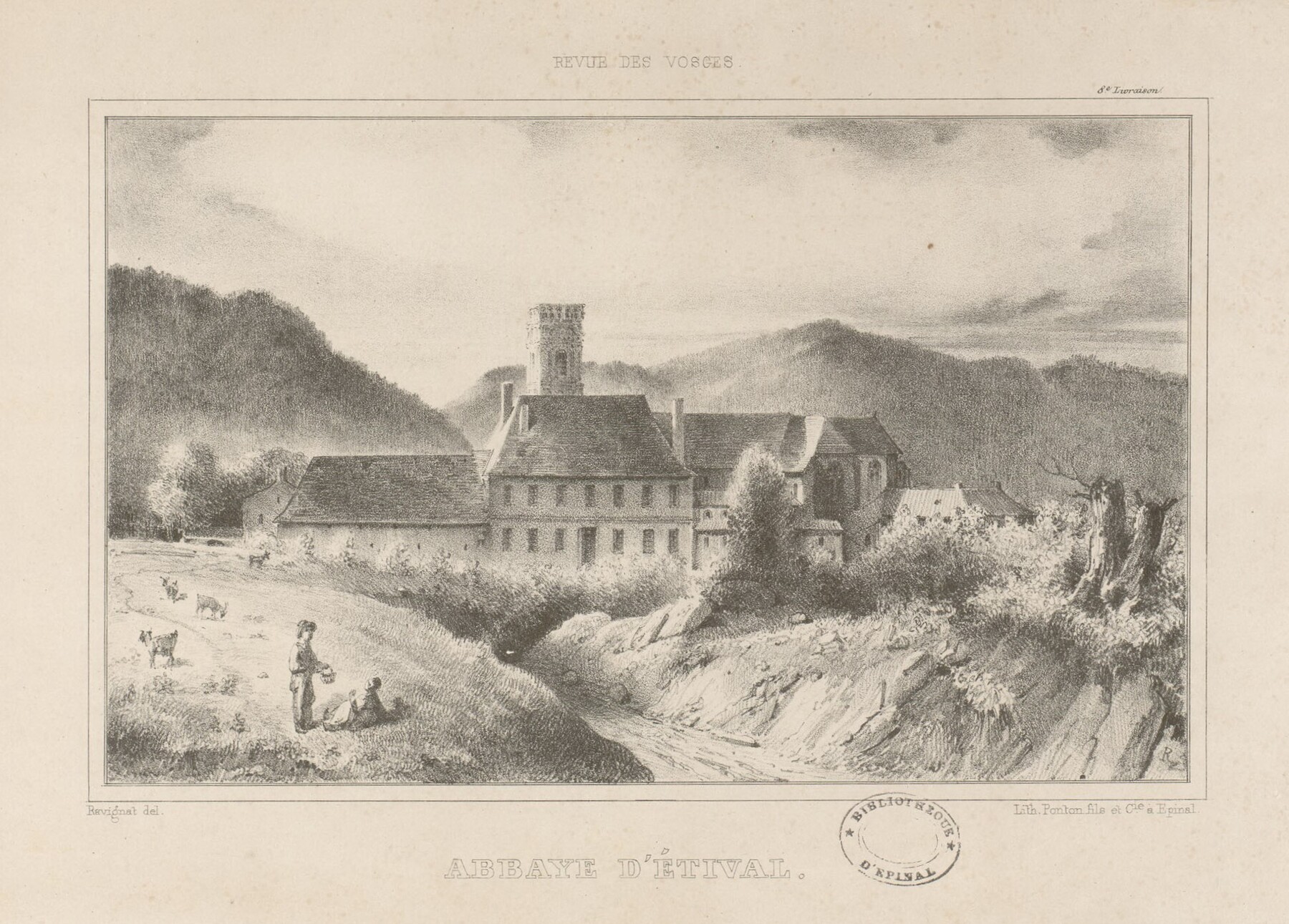 Contenu du Étival : l'abbaye