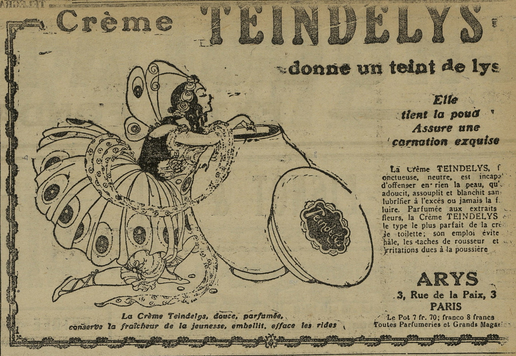 Contenu du Teindelys Contenu du Teindelys