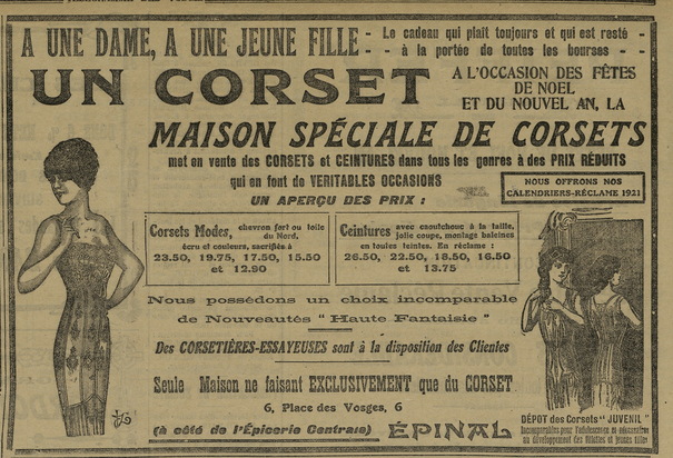 Le corset dans les années 1920 Le corset dans les années 1920