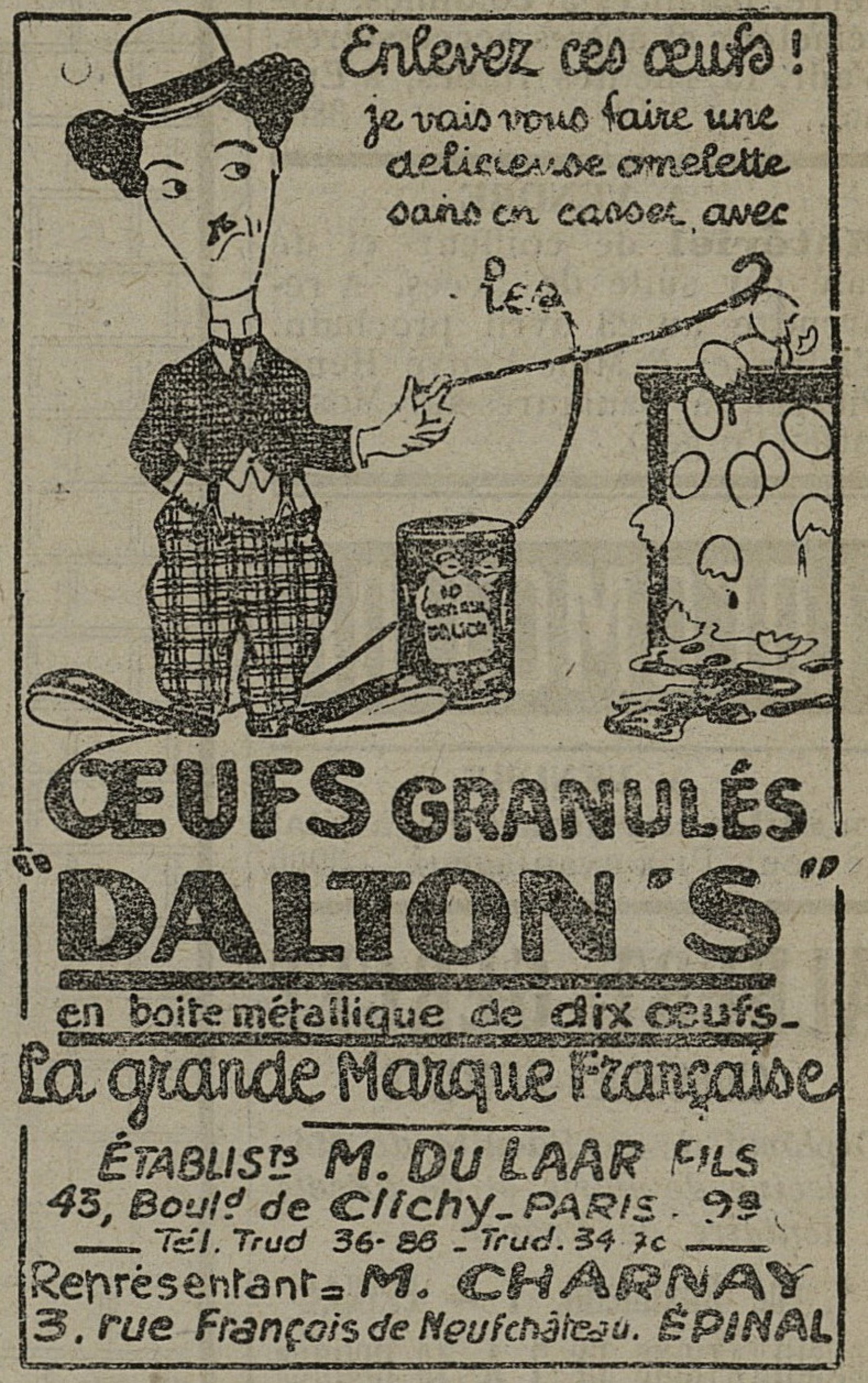 Contenu du Oeufs Dalton's Contenu du Oeufs Dalton's