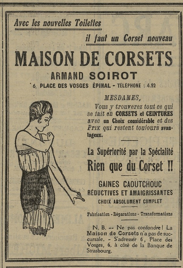 Le corset dans les années 1920 Le corset dans les années 1920