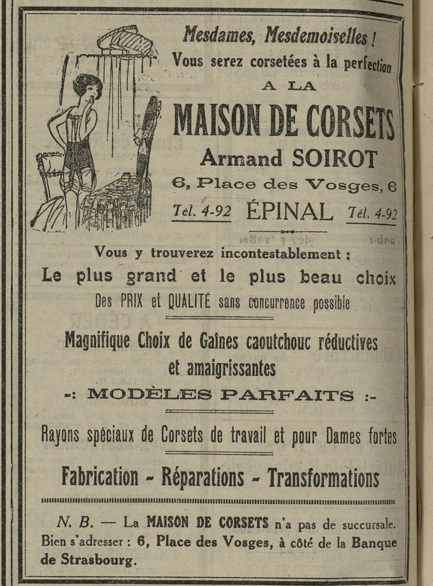 Contenu du Maison de Corsets Contenu du Maison de Corsets