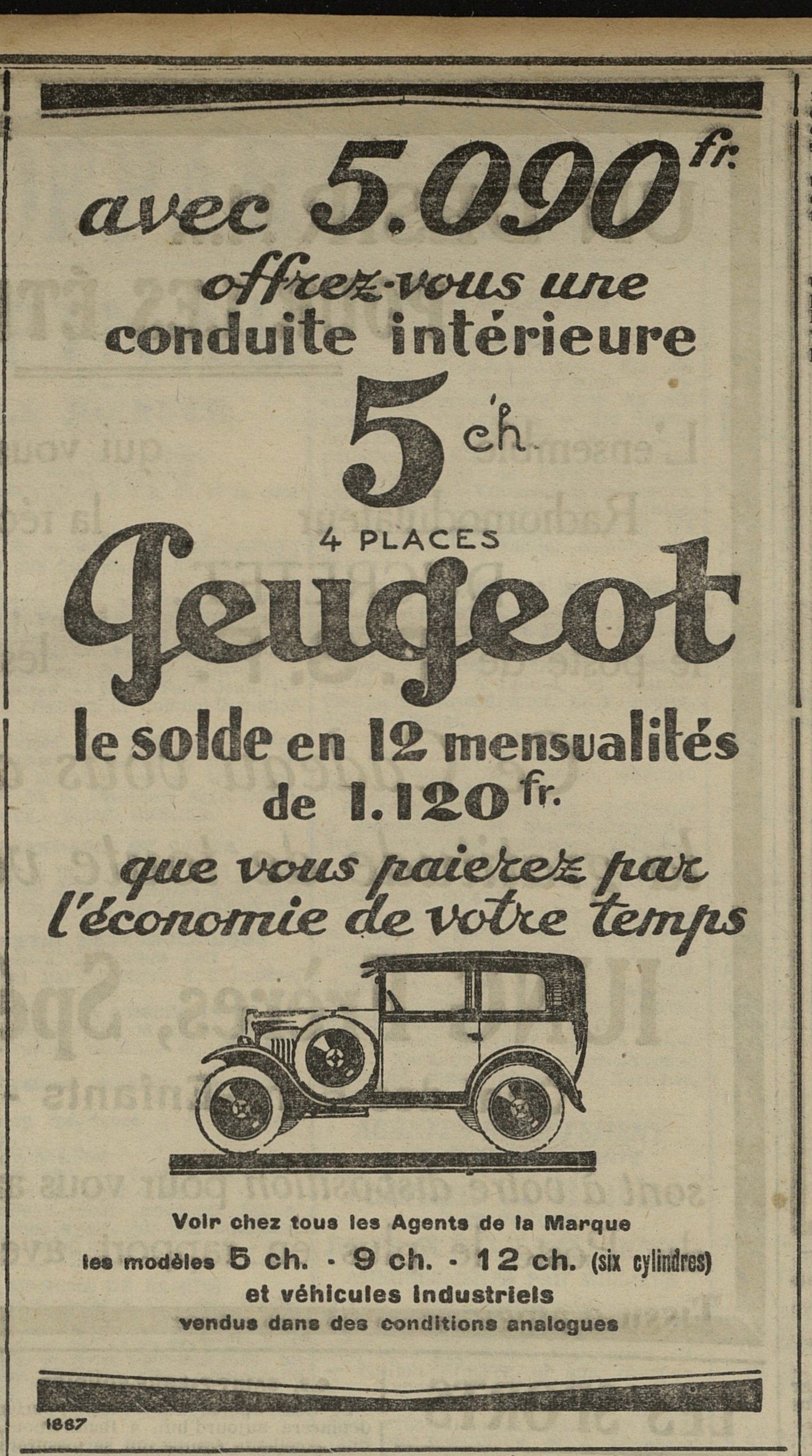 Contenu du Peugeot Contenu du Peugeot