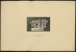 Dessin du cloître du chapitre d'Épinal par Charles Pensée d'après un dessin d'Henri Hogard