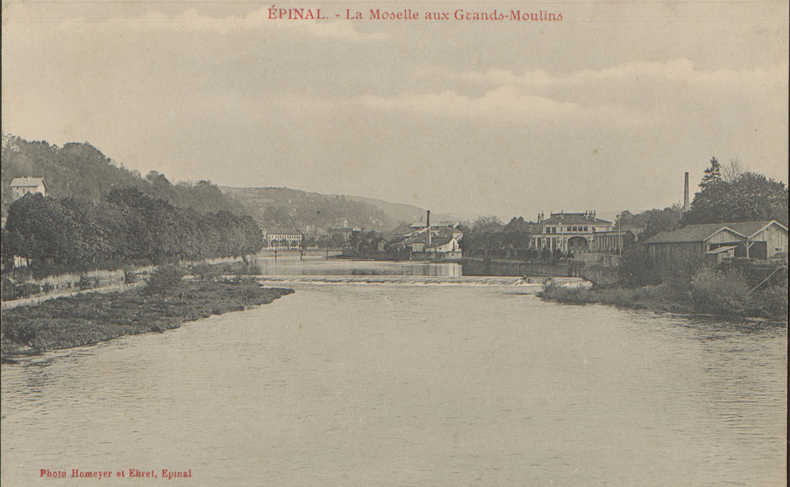 Contenu du Épinal, La Moselle aux Grands-Moulins