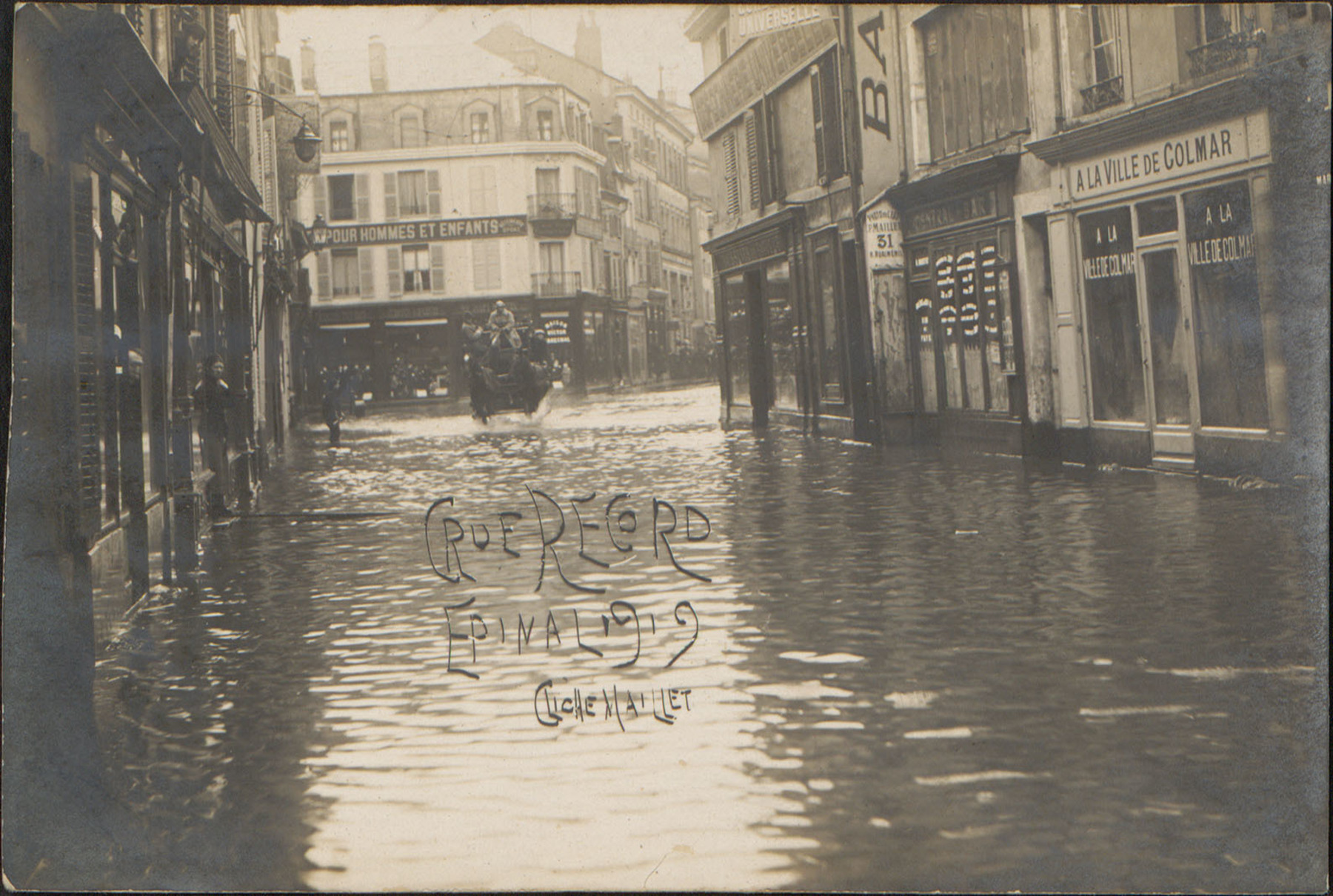 Contenu du Crue Record, Épinal 1919 Contenu du Crue Record, Épinal 1919