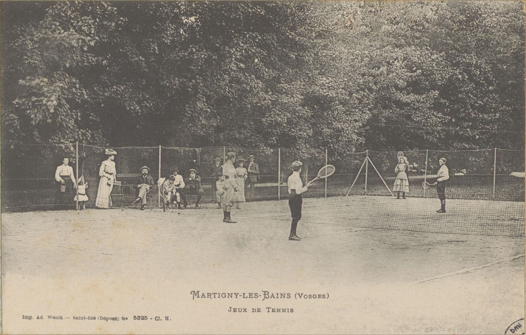 Contenu du Martigny-les-Bains (Vosges), Jeux de tennis Contenu du Martigny-les-Bains (Vosges), Jeux de tennis