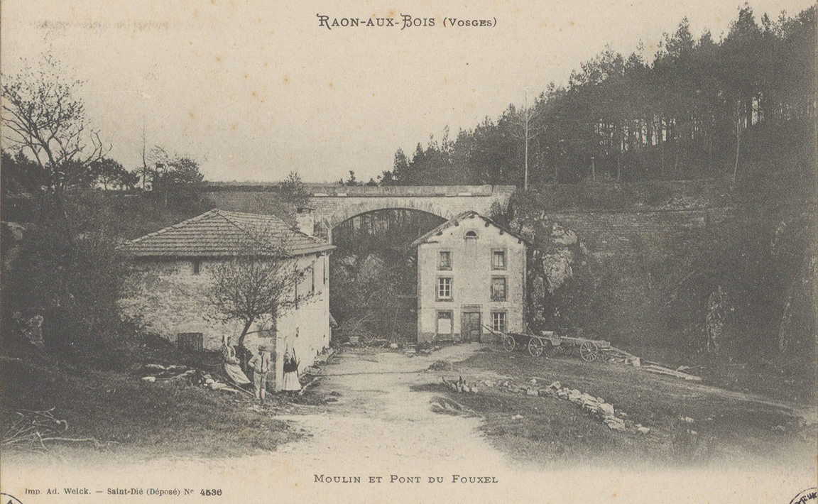 Contenu du Raon-aux-Bois (Vosges), Moulin et pont du Fouxel