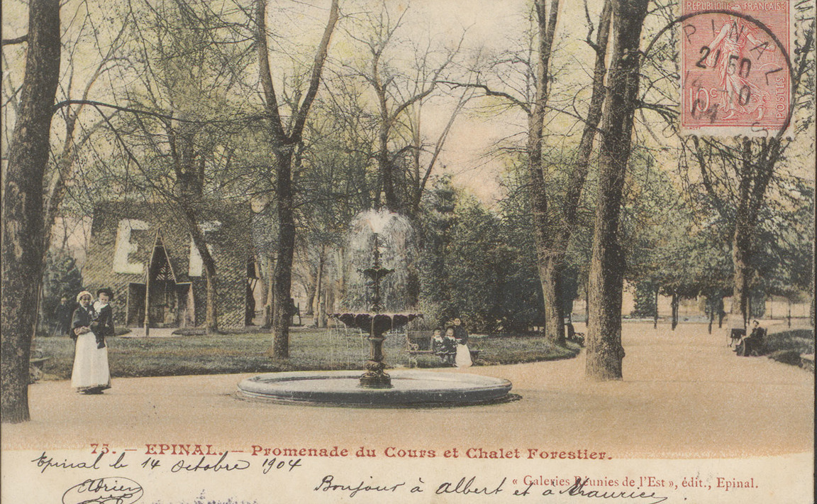 Contenu du La Fontaine du parc du Cours à Épinal