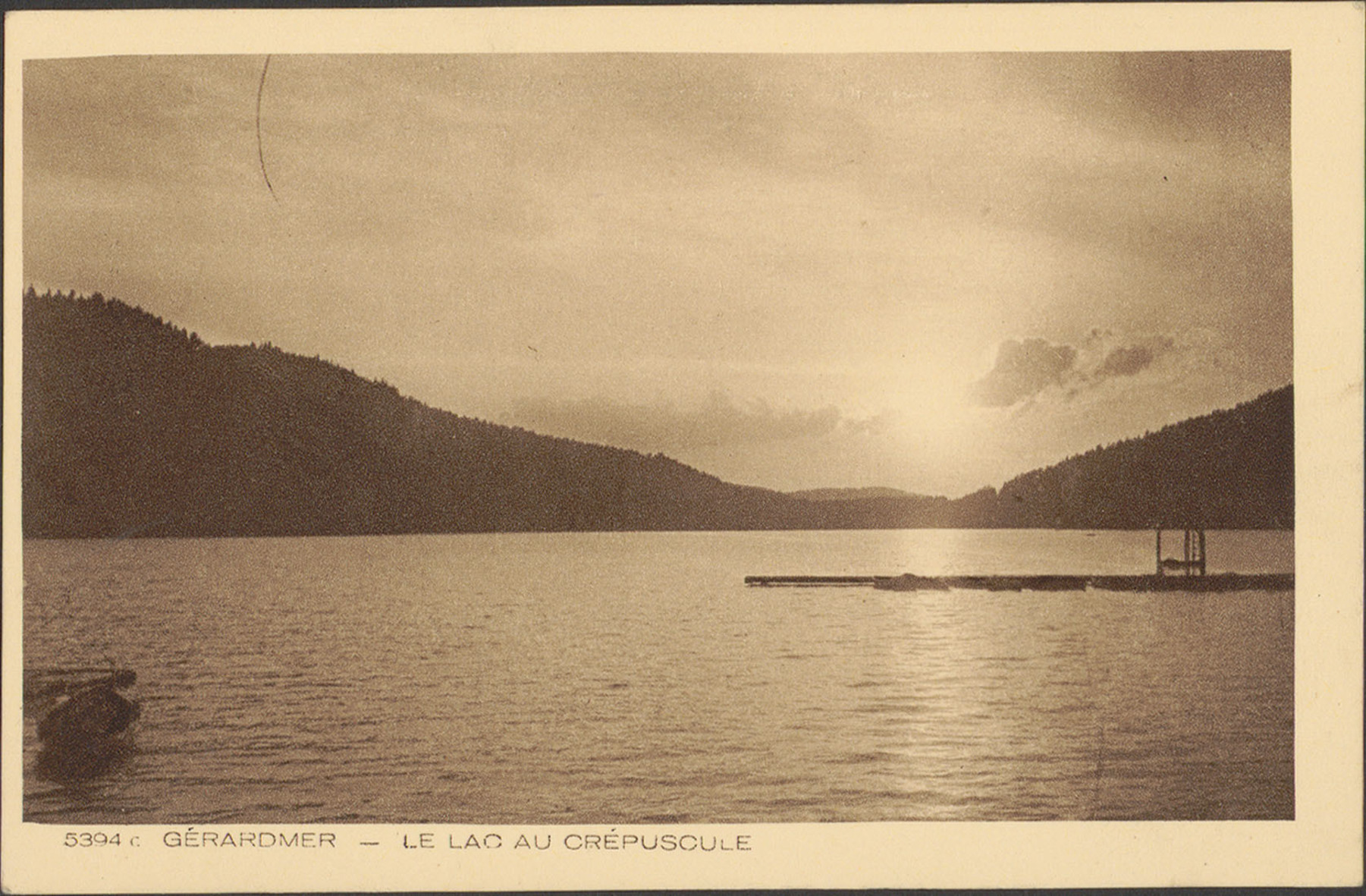 Contenu du Gérardmer, Le Lac au crépuscule