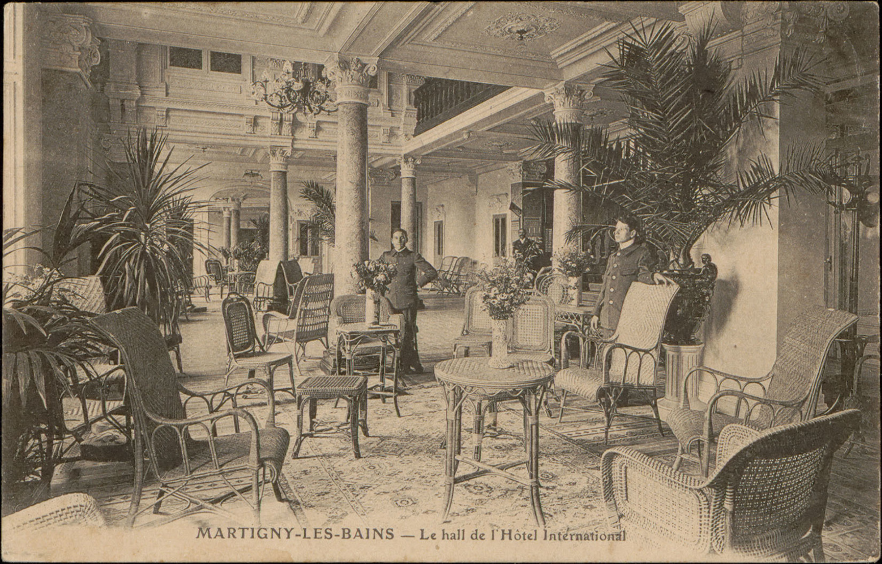 Contenu du Martigny-les-Bains, Le Hall de l'Hôtel International